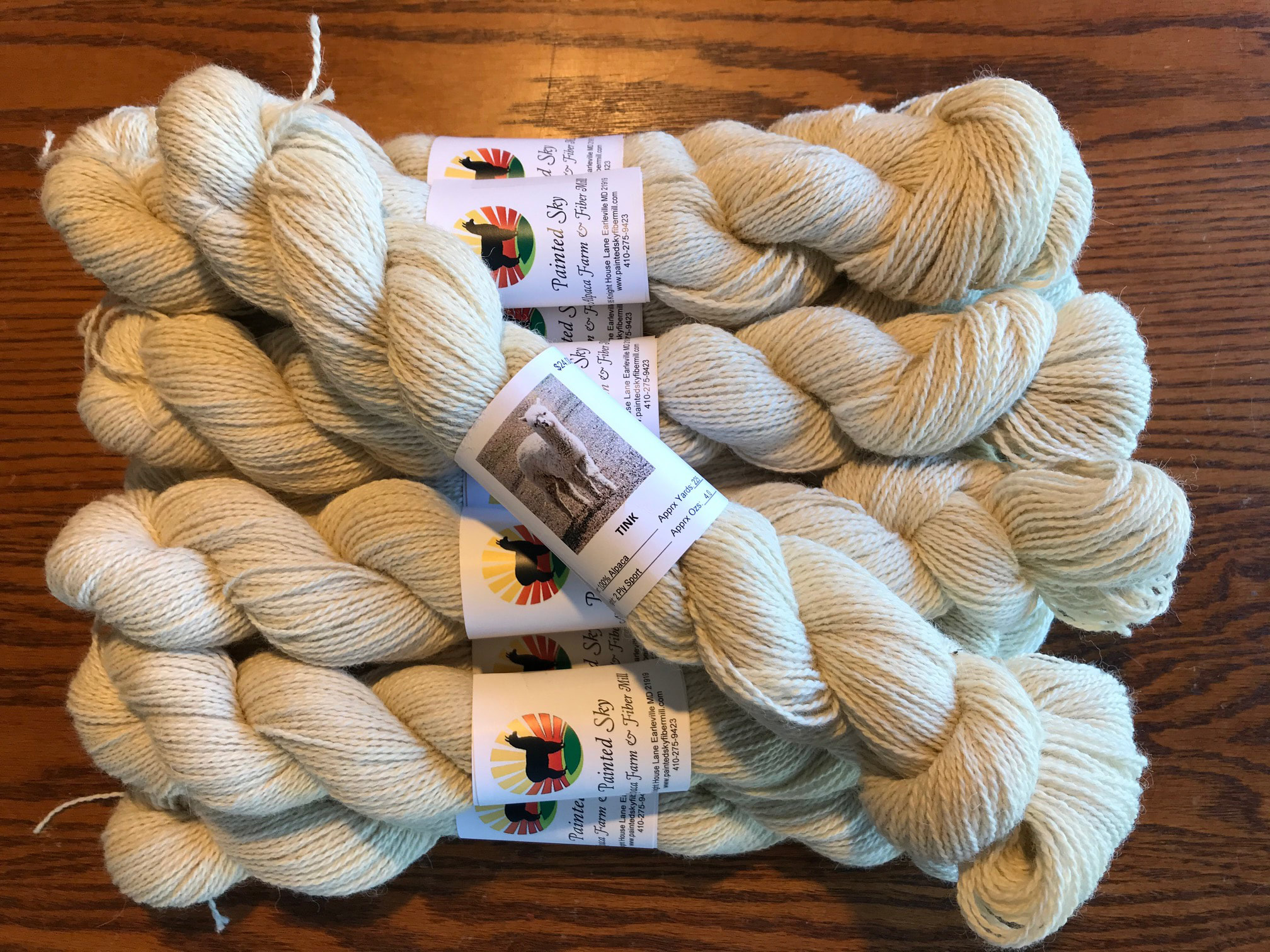 White Alpaca Sport Weight Yarn – Laurel Highlands Alpacas