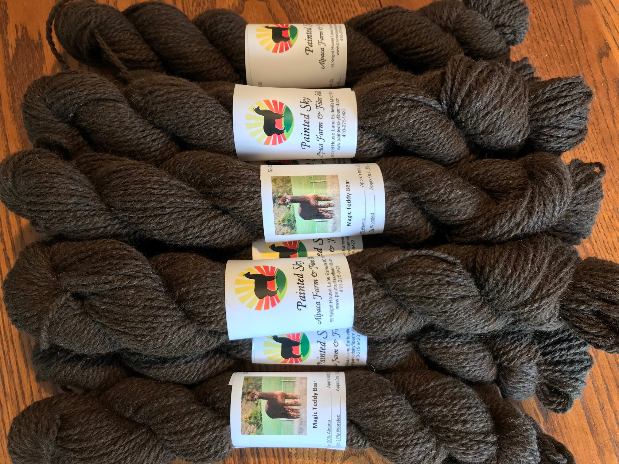 Download 100% Alpaca Worsted Weight Yarns in Natural Colors